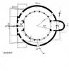 Plan of the Beth Shean Round church. Arav 1989: Fig. 4.