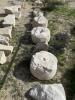 Column drums and ashlars from the church. Photo: J. Patrich (2018)
