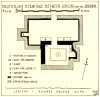  Nestorian Hermitage- plan (Baramki 1934).