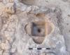 Baptismal font, looking south, Nagar, HA 134 (2022)