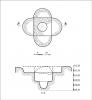 Baptismal font, Nagar, HA 134 (2022)