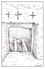 Kh. Abu Rish- entrance to the tomb (Magen and Baruch 1997: 347, fig. 4)  