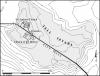 Map of Tel Iztaba Wall and churches, Di Segni in Mazor FS
