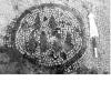The mosaic from the southwestern chapel. Finkielsztejn 2005: p. 442.