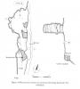 plan and section.  hermitage near Ein er Rashash