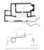 Firminus- plan and section of the church (Hirschfeld 1992)
