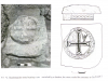 Stone inscribed with a cross, seal at entrance to tomb (Magen 2012: 279)