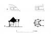 Reconstruction (A) of the form of the rock-cut tomb within the Edicule and (B) of its conversion by the construction of Constantine's Edicule. From: Biddle 1999: Fig. 79.